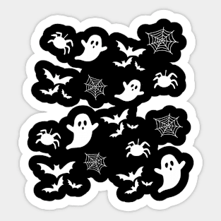 Halloween Spooky Pattern Sticker